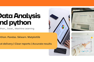 do data analysis and visualization using python and excel