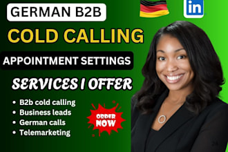 do german b2b cold calling sales closer lead generation and appointment setting