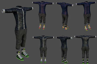 create 3d garment 3d clothing design mesh accessories rigging clo3d second life
