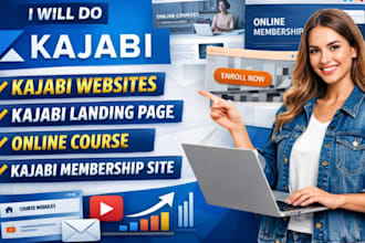 do kajabi websites, kajabi landing page, online course, kajabi membership site