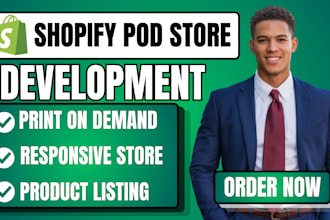 design shopify merch store, shopify print on demand, redesign shopify pod store