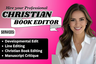 developmental christian book editor, book editing, self help ebook