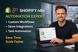 create shopify n8n automation workflows for your ecommerce store