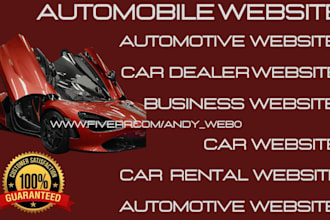 build stunning automotive website with wordpress wix shopify