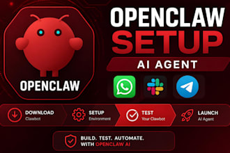 setup or fix clawdbot open claw ai agent, n8n, rag, ml, and calling agent
