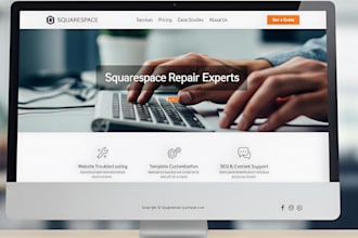 design squarespace repair website tech repair website phone repair website