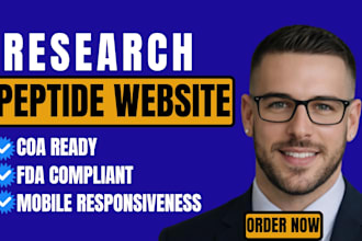 build fda compliant peptide website on woocommerce
