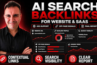 build ai search SEO backlinks for your website or saas