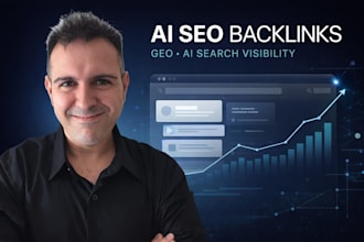 build GEO ai SEO backlinks for your website or saas