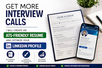 write a job winning resume and linkedin profile