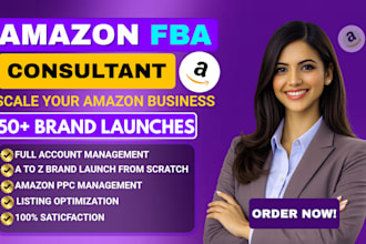 be your amazon fba coach, mentor, consultant and virtual assistant