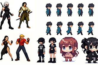 pixel art characters pixel art animation pixel art sprite sheets pixel game art