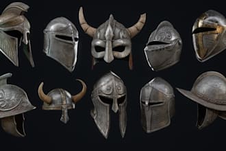 design custom 3d cosplay mask helmet wearable mask 3d armour for 3d printing