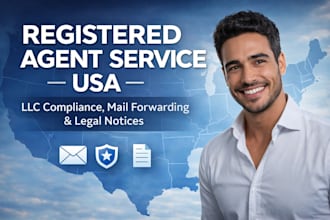 be your llc registered agent in texas, florida, wyoming, new mexico or ohio