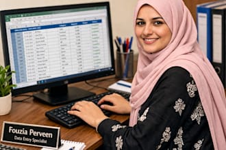 do data entry work in low price with fast delivery