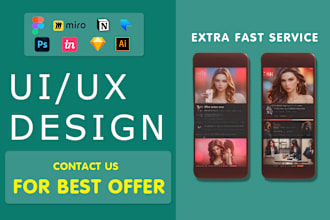 do UI UX web app, landing page, CRM or mobile app design