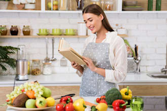 do writing cookbook recipe and create recipe book content