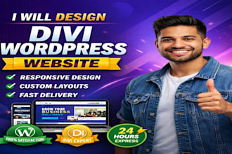 build divi wordpress website, divi website, divi theme migration, divi builder