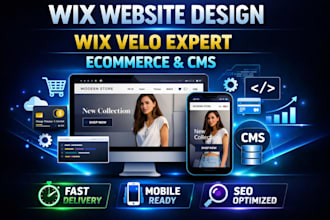 design wix website wix redesign wix ecommerce store wix velo