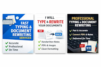 provide fast typing and document rewriting services