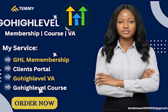 set up gohighlevel membership, client portal, course and automation