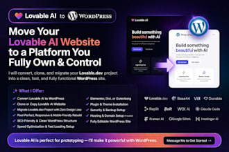 convert lovable ai to wordpress clone lovable ai website base 44 to wordpress