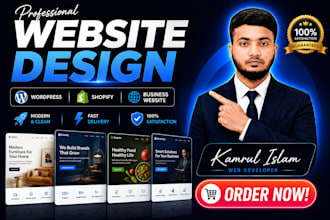 build a professional multi page responsive website