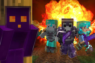 make your yt thumbnails of minecraft