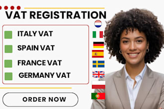 vat oss registration germany vat, poland vat, spain vat, vat filing, eori, ukvat
