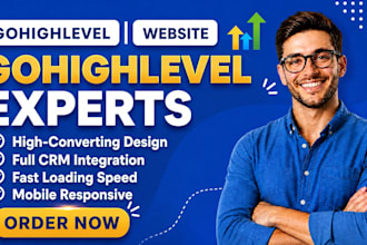 do gohighlevel website design, ghl UI UX, and revamp ghl website expert