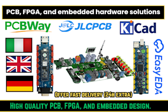 design custom pcbs, fpga, and embedded hardware solutions