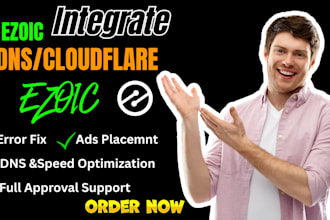 do ezoic dns  and cloudflare integration successfully without  site downtime