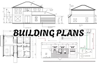 design complete building plans for residential and commercial construction