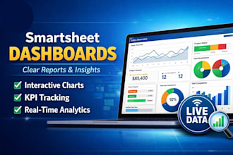 create smartsheet dashboards for clear reporting and insights