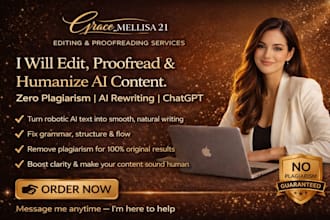 edit, proofread humanize ai content, zero plagiarism, ai rewriting, chatgpt