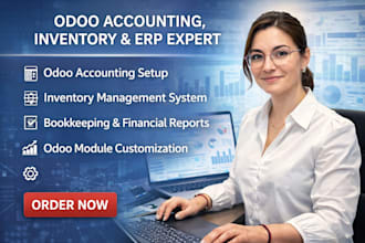 odoo accounting, inventory, bookkeeping customize your odoo erp system