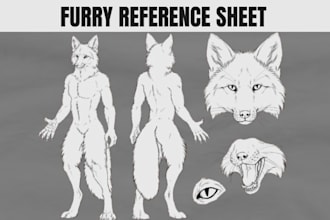 furry reference sheet fursona ref sheet  anthro ref sheet wolf ref sheet oc