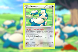 design custom illustration or character for your tcg card