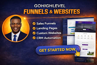 build gohighlevel sales funnel website and automation that converts