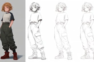 create a anime character