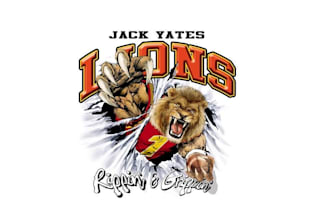 design high quality lion basketball mascot logo with unlimited revision