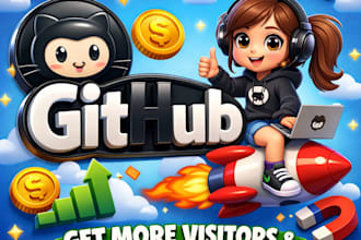 promote any website or promote github to get organic website traffic or sales