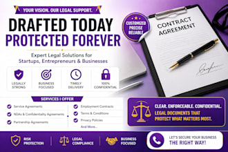 draft professional contracts, agreements, and legal documents
