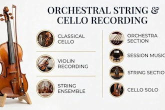 record classical cello, violin, string ensemble, or orchestra section