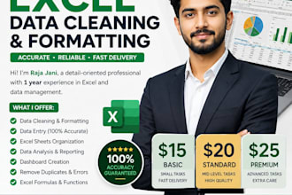do excel data cleaning and formatting