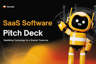 create ai saas pitch deck artificial intelligence software investor pitch deck