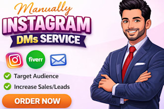 send instagram dms or direct message to your targeted audience