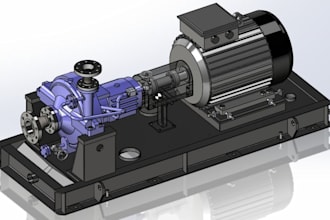 do 3d modeling,assembly,2ddrawing in auto desk inventor, pump datasheet