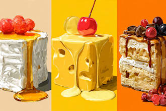 food pop art of your food pop art