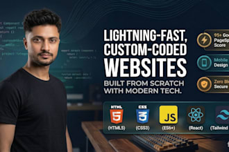 create a lightning fast custom coded website for your business